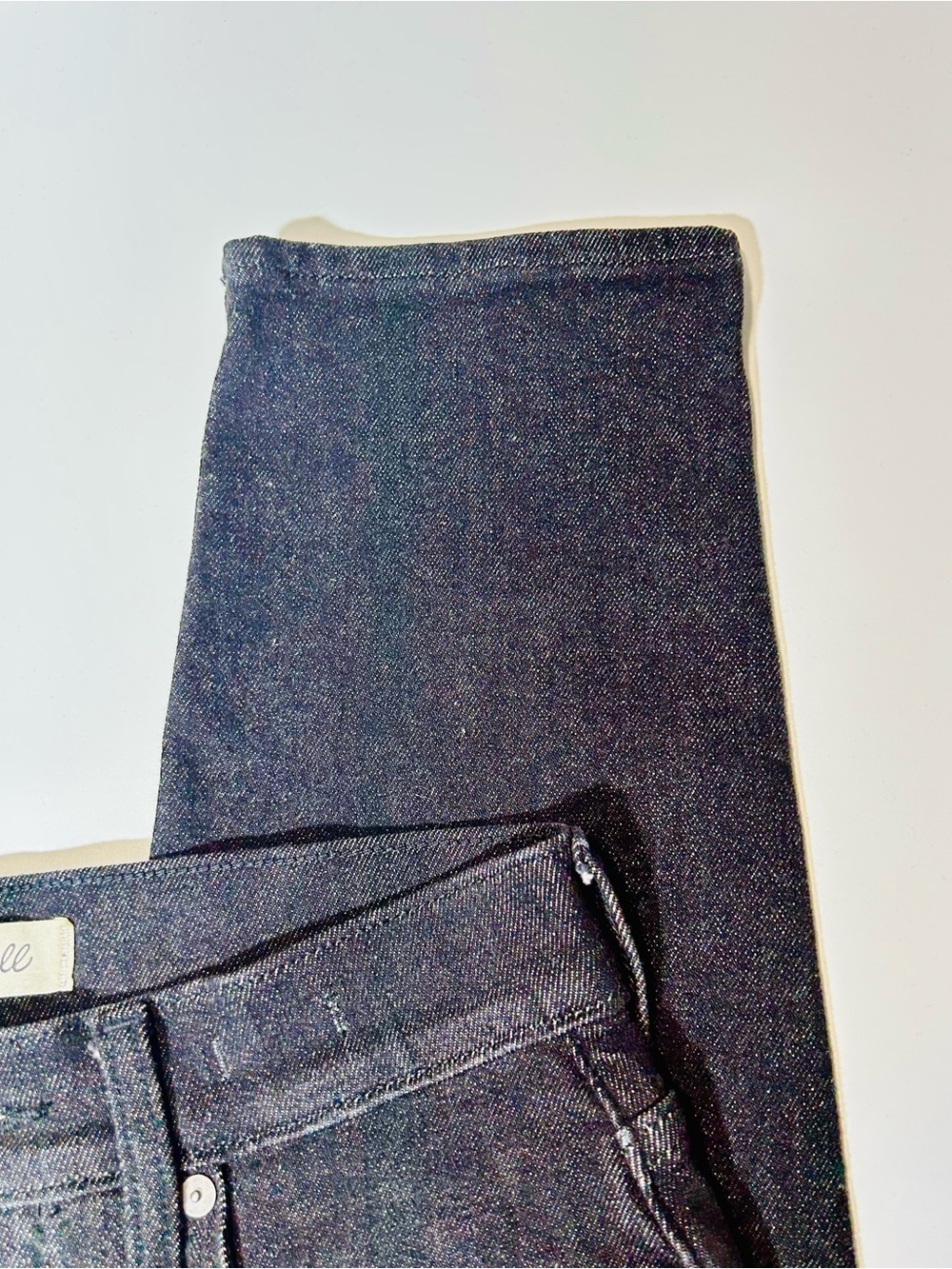 Madewell jeans The Mom jeans High rise black stretchy women size 25 - Picture 7 of 10